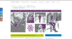 Desktop Screenshot of blog.winterwomen.com