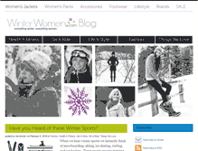 Tablet Screenshot of blog.winterwomen.com